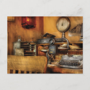 Carte Postale Mailman - Au bureau