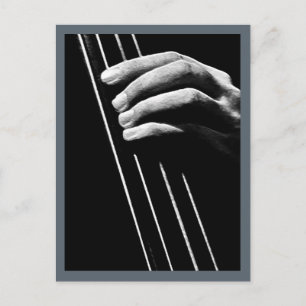 Carte Postale Main de bassiste