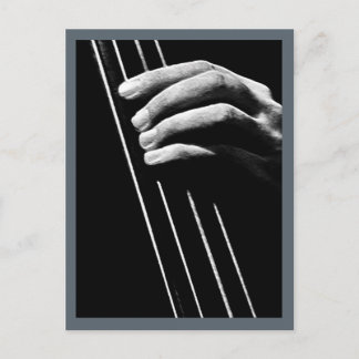 Carte Postale Main de bassiste