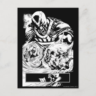 Carte Postale Main noire avec panneau crâne 2