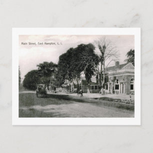 Carte Postale Main St, East Hampton, NY Vintage