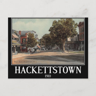 Carte Postale Main St. Hackettstown NJ Vintage