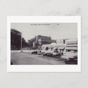 Carte Postale Main St, Keene, New Hampshire Vintage