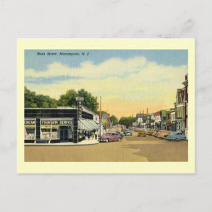 Carte Postale Main St, Manasquan, New Jersey Vintage
