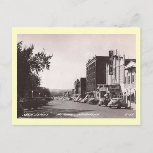 Carte Postale Main St., McCook, Nebraska Vintage