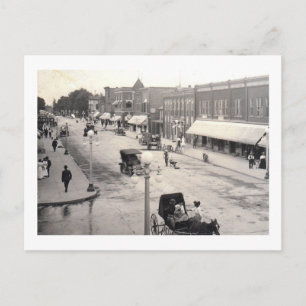 Carte Postale Main St, Rahway, NJ Vintage