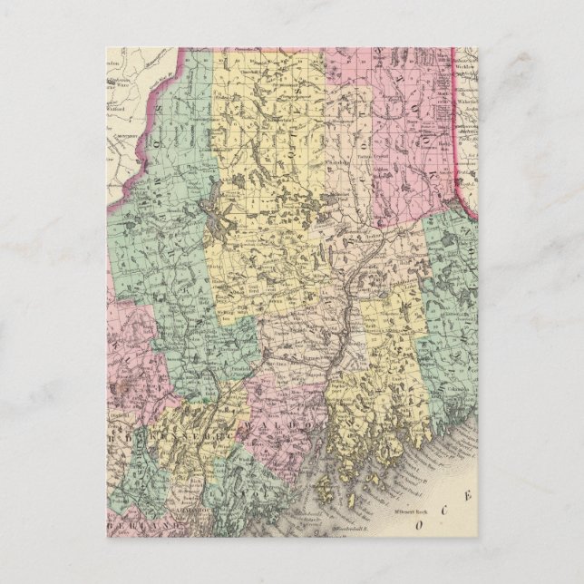 Carte Postale Maine 14 (Devant)