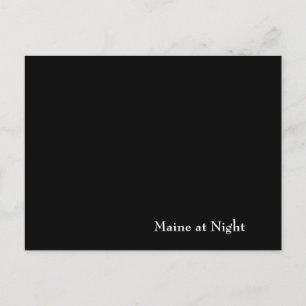 Carte Postale Maine la nuit