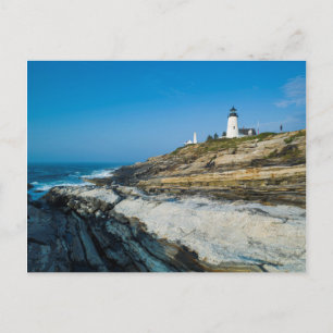 Carte Postale Maine, Pemaquid Point, phare de Pemaquid Point