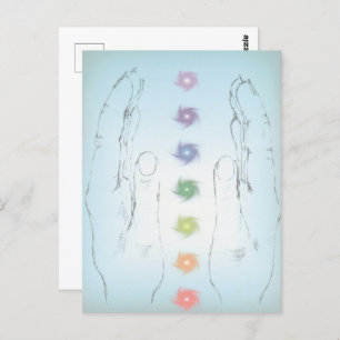 Carte Postale Mains de guérison 