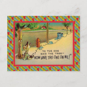 Carte Postale Maintenant, j'ai celui-là sur moi/