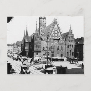 Carte Postale Mairie, Breslau Pologne, c.1910