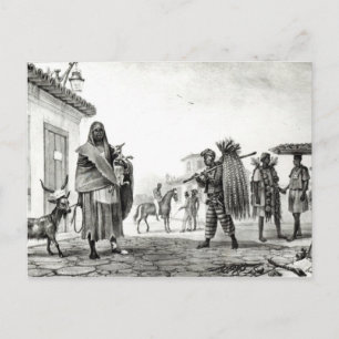 Carte Postale Maison à louer, Cheval et Chèvre à vendre