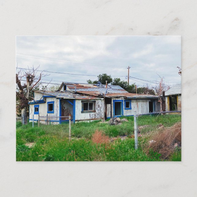 Carte Postale Maison abandonnée (Devant)