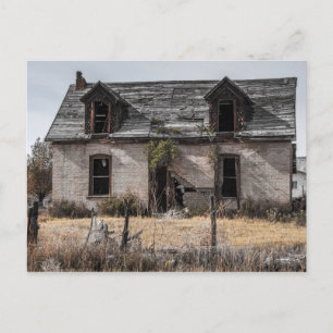 Carte Postale Maison Abandonnée Dans Le Centre De L'Utah