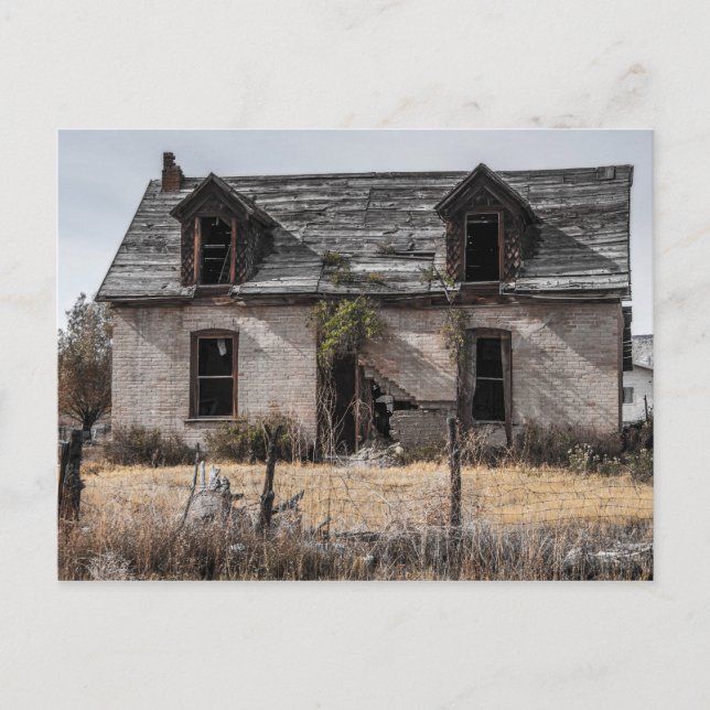 Carte Postale Maison Abandonnée Dans Le Centre De L'Utah (Devant)