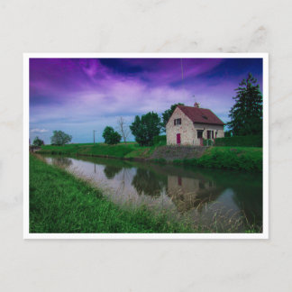 Carte Postale Maison au bord de la rivière