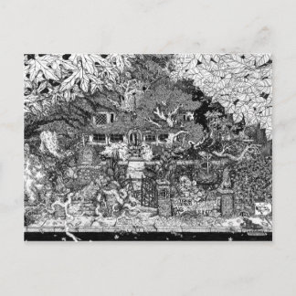 Carte Postale Maison au bout de la voie