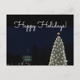 Carte Postale Maison Blanche et Fête nationale des arbres de Noë