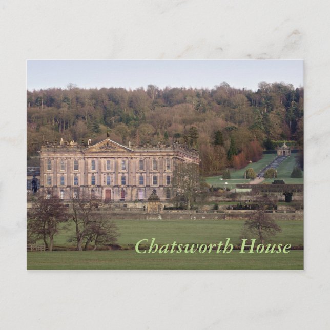 Carte Postale Maison Chatsworth (Devant)