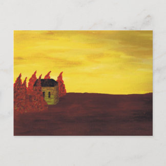 Carte Postale maison dans les arbres