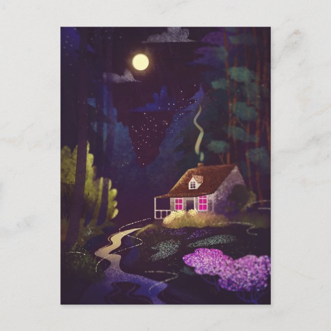 Carte Postale Maison de campagne confortable (Devant)