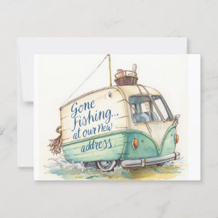 Carte Postale Maison de déménagement du pêcheur