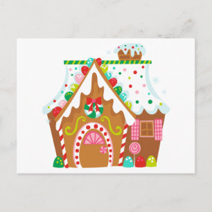 Carte Postale Maison de pain d'épices