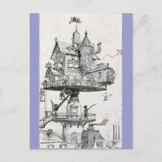 Carte Postale Maison de rotation aérienne