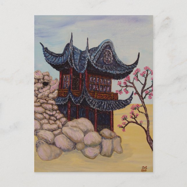 Carte Postale Maison de Shanghai (Devant)