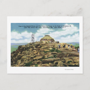 Carte Postale Maison de sommet, Vue tour des observateurs des in