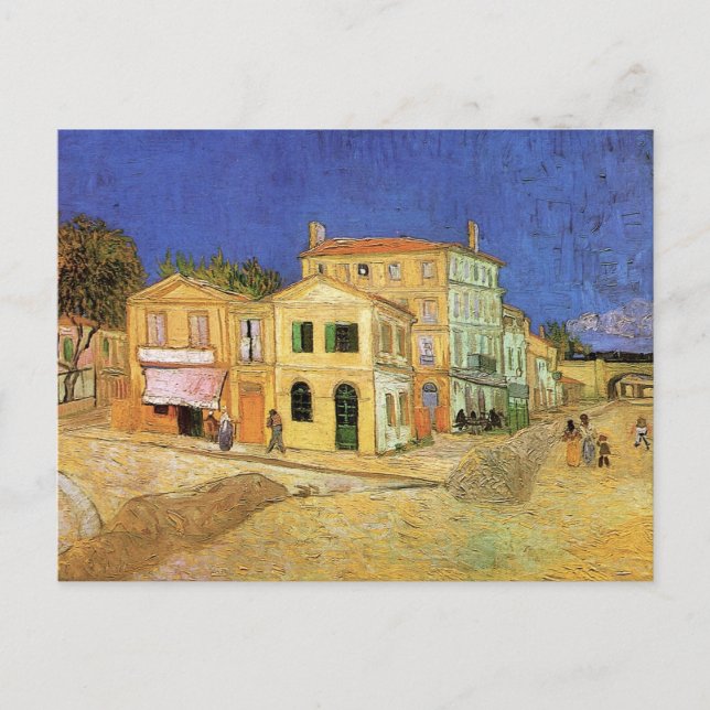 Carte Postale Maison de Vincent à Arles par Vincent van Gogh (Devant)