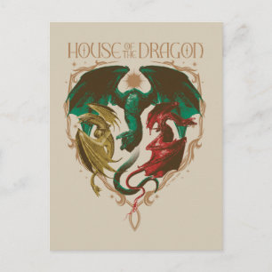 Carte Postale Maison du Dragon   Bouclier dragon