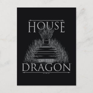 Carte Postale MAISON DU DRAGON   Graphique du Trône de Fer