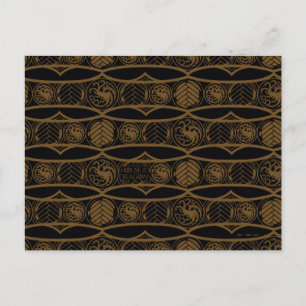 Carte Postale MAISON DU DRAGON   Motif rayé Targaryen