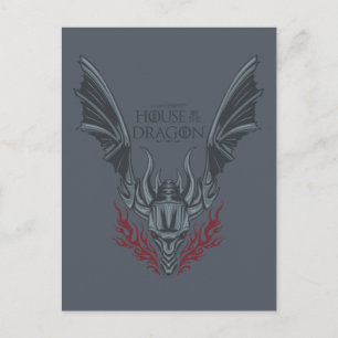 Carte Postale MAISON DU DRAGON   Tête de dragon soufflant du feu