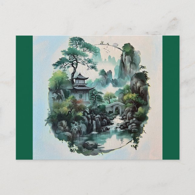 Carte Postale Maison du Japon (Devant)