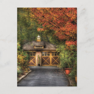 Carte Postale Maison - Garage Classique