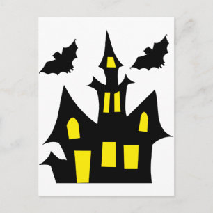 Carte Postale maison halloween
