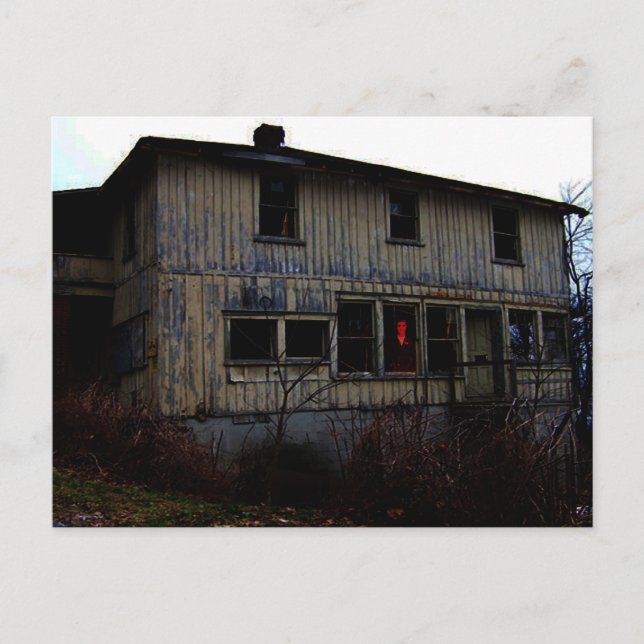 Carte Postale Maison hantée abandonnée (Devant)