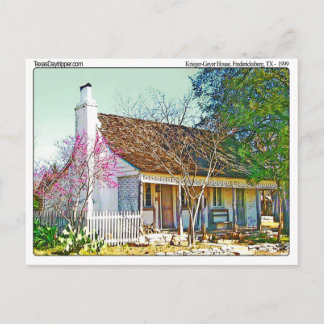 Carte Postale Maison Krieger Geyer, Fredericksburg, TX