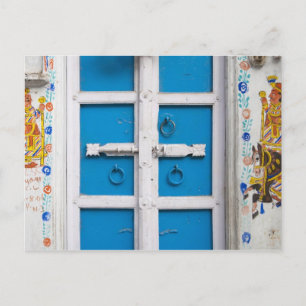 Carte Postale Maison peinte en bleu, Udaipur, Rajasthan, Inde