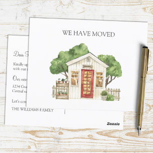 Carte Postale Maison Rustique Maison Rouge Ferme Nous Avons Démé