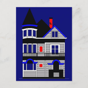 Carte Postale Maison victorienne