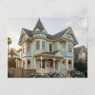 Carte Postale Maison victorienne de Santa Cruz Californie