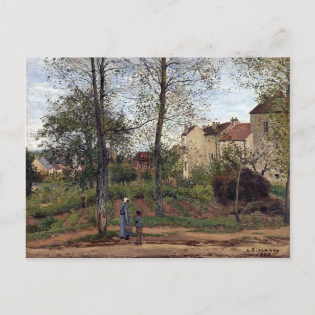 Carte Postale Maisons Camille Pissarro à Bougival (automne) (Devant)