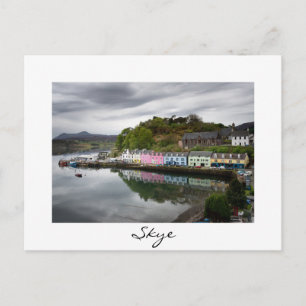 Carte Postale Maisons colorées en Portree, Skye