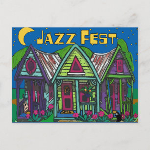 Carte Postale Maisons de Fêtes de Jazz