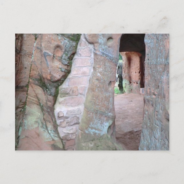 Carte Postale Maisons de roches Kinver Edge (Devant)