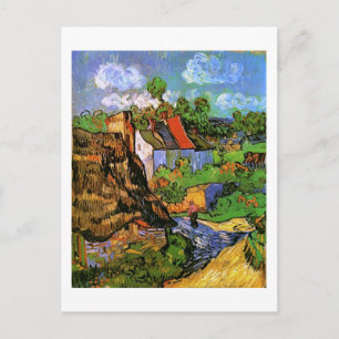 Carte Postale Maisons en Auvers Van Gogh Art